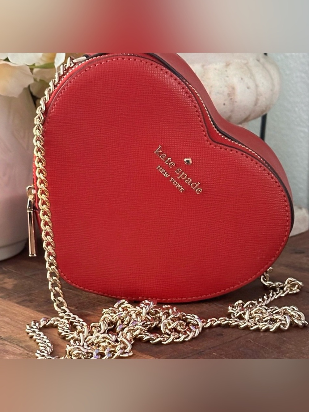 Kate Spade Red Heart Crossbody Bag